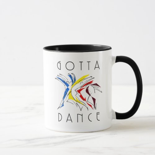Abstract Dancers Dancing _ Dance Lover Artwork Mug