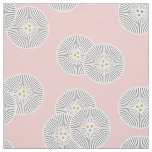 Abstract Dandelion Fabric