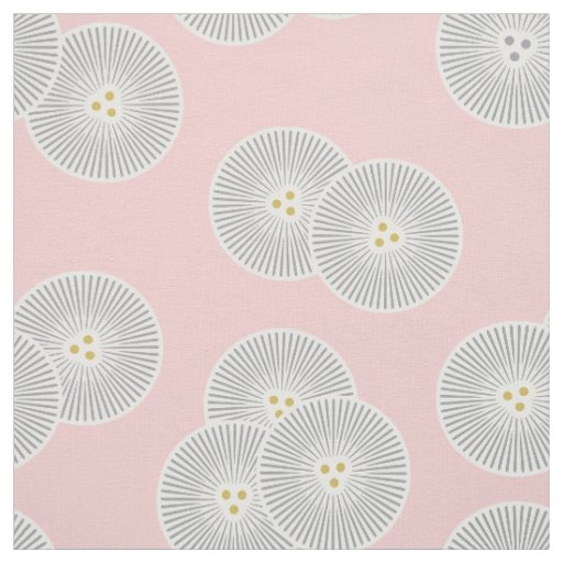 Abstract Dandelion Fabric