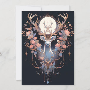 Abstract Dark Christmas Cards