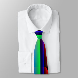 Abstract Dark Neck Tie