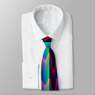 Abstract Dark Neck Tie