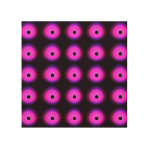 Abstract Dark Pink: Glowing Seamless Wood Wall Art