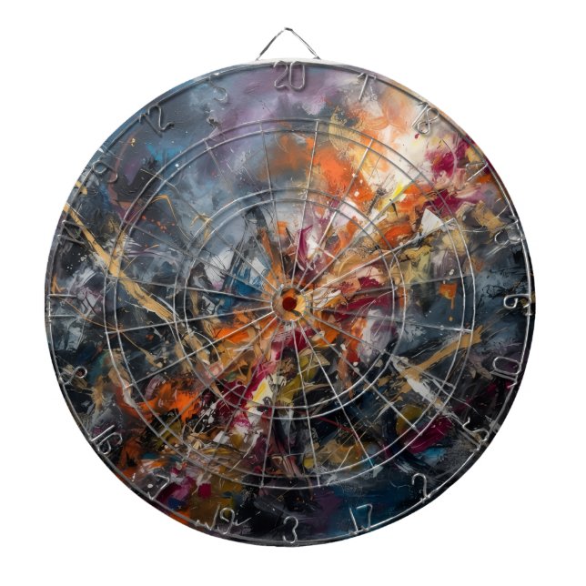 Abstract Dart Board (Front)