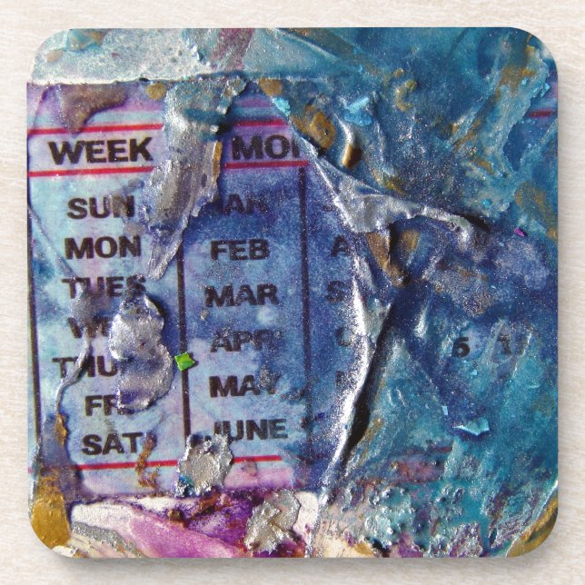 Abstract Days Beverage Coaster (Front)