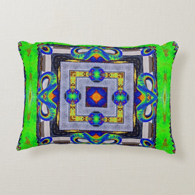 Abstract Decor Accent Pillow (Back)