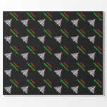 [ Thumbnail: Abstract Decorated Christmas Tree + Greeting Wrapping Paper ]