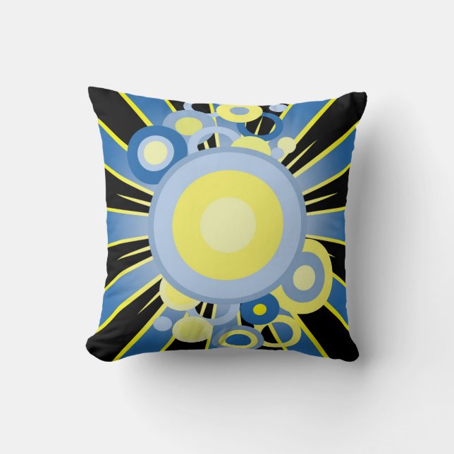 Abstract decoration throw pillow (Front)