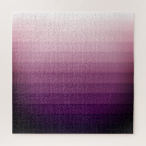 Abstract Deep Purple Gradient Color Ombre Jigsaw Puzzle