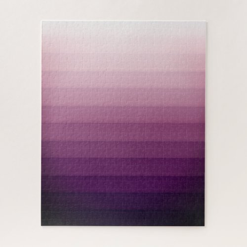 Abstract Deep Purple Gradient Color Ombre Jigsaw Puzzle