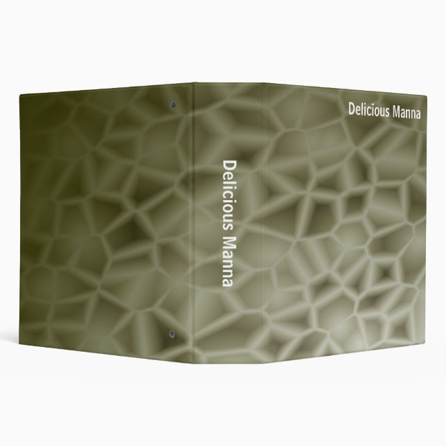 Abstract - Delicious Manna (2.0in) 3 Ring Binder (Background)
