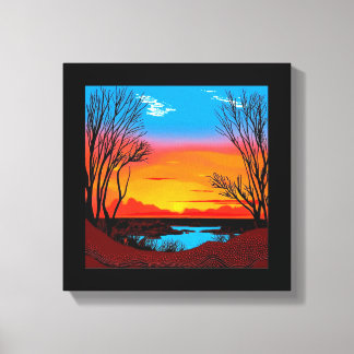 Abstract Desert Background #2 Canvas Print