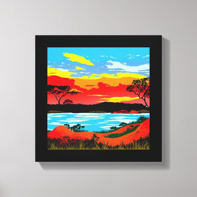 Abstract Desert Background #5  Canvas Print (Front)