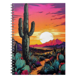 Abstract Desert Cactus   Notebook Journal