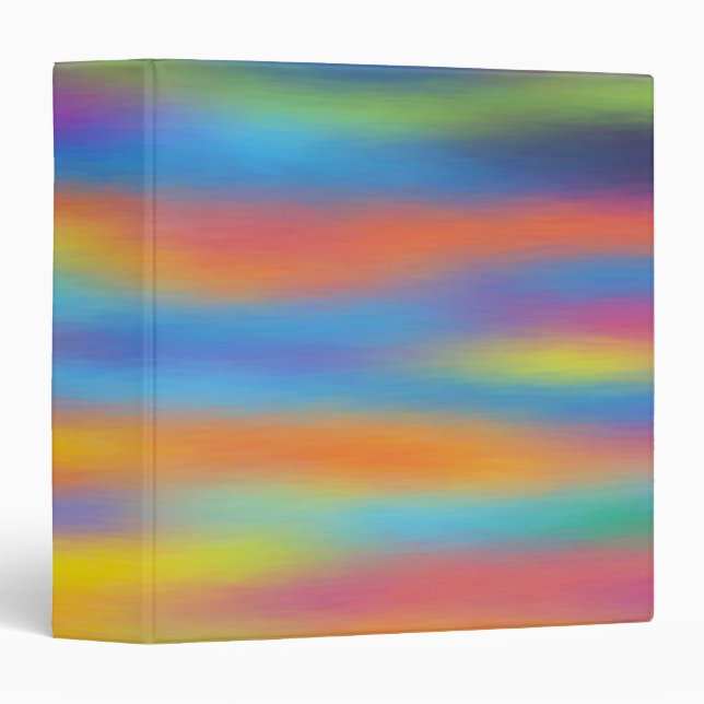 Abstract Desert Sunset Sky Artwork Binder (Front/Spine)