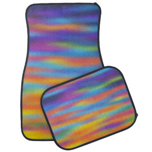 Abstract Desert Sunset Sky Artwork Car Floor Mat