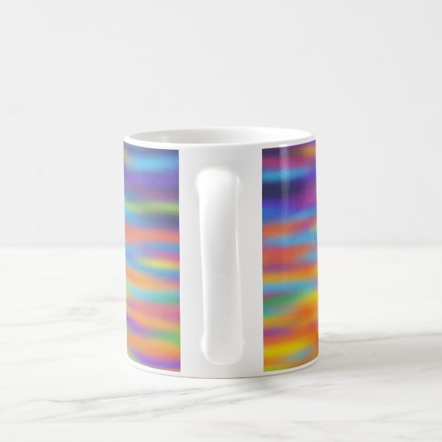 Abstract Desert Sunset Sky Artwork Coffee Mug (Handle)