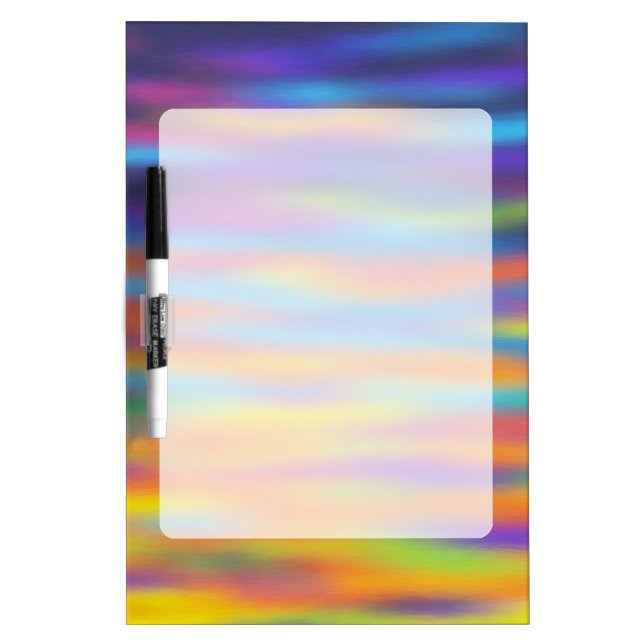 Abstract Desert Sunset Sky Artwork Dry-Erase Board (Front)