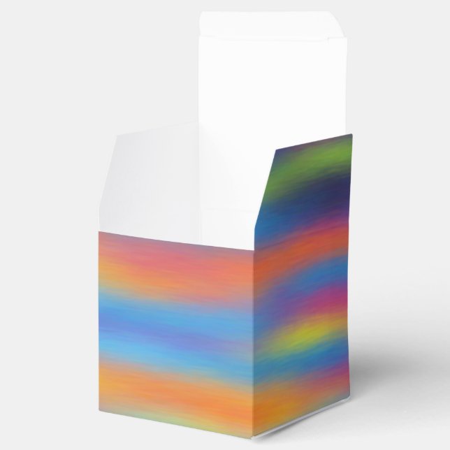 Abstract Desert Sunset Sky Artwork Favor Boxes (Opened)