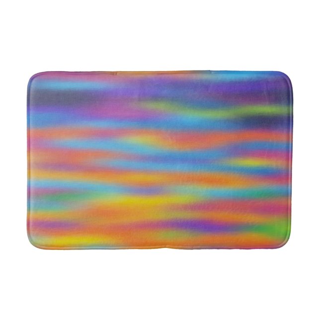 Abstract Desert Sunset Sky Bathroom Mat (Front)