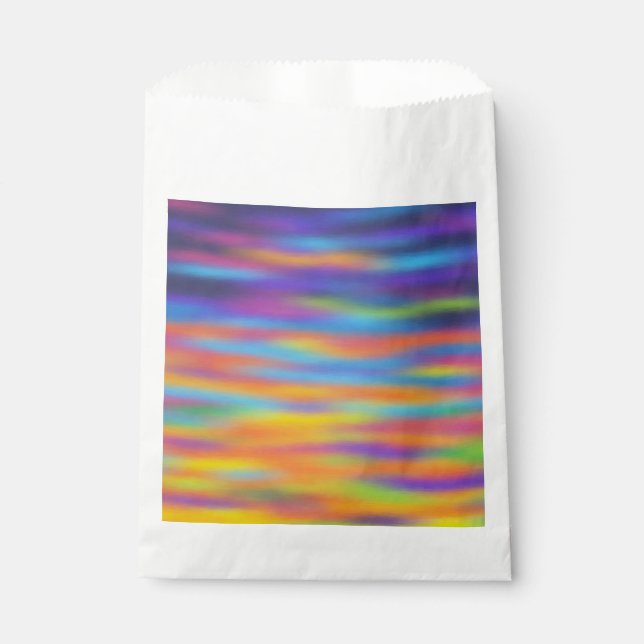 Abstract Desert Sunset Sky Favor Bag (Front)