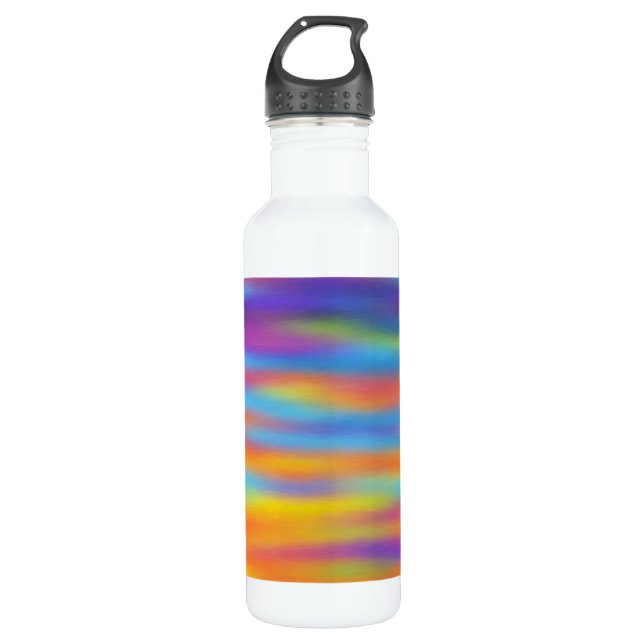 Abstract Desert Sunset Sky Stainless Steel Water Bottle (Front)
