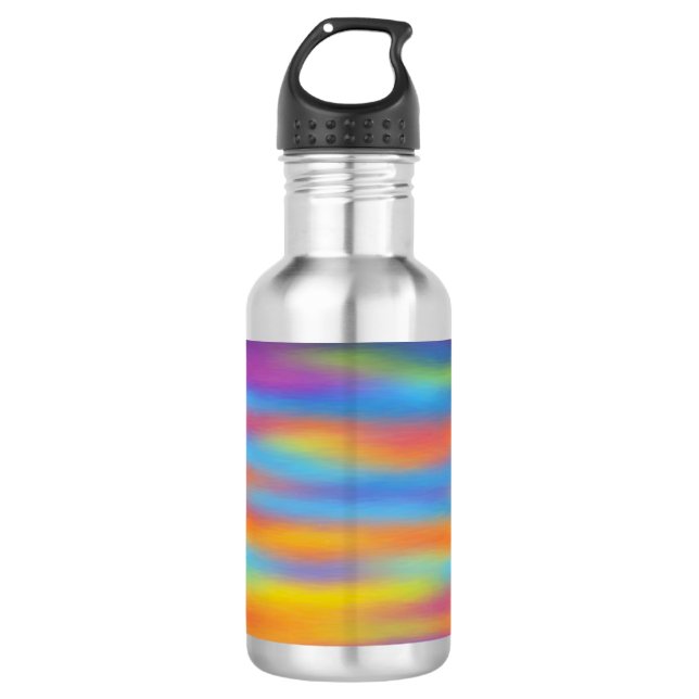 Abstract Desert Sunset Sky Stainless Steel Water Bottle (Front)