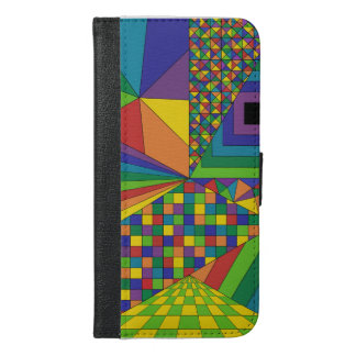 Abstract Design 2 iPhone 6 Plus Wallet Case