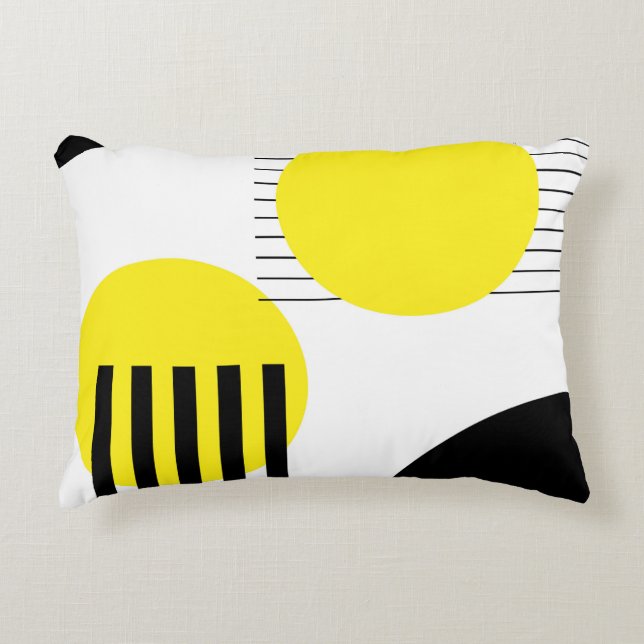 Abstract design accent pillow (Front)