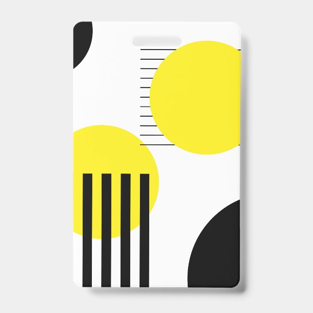 Abstract design badge (Front)