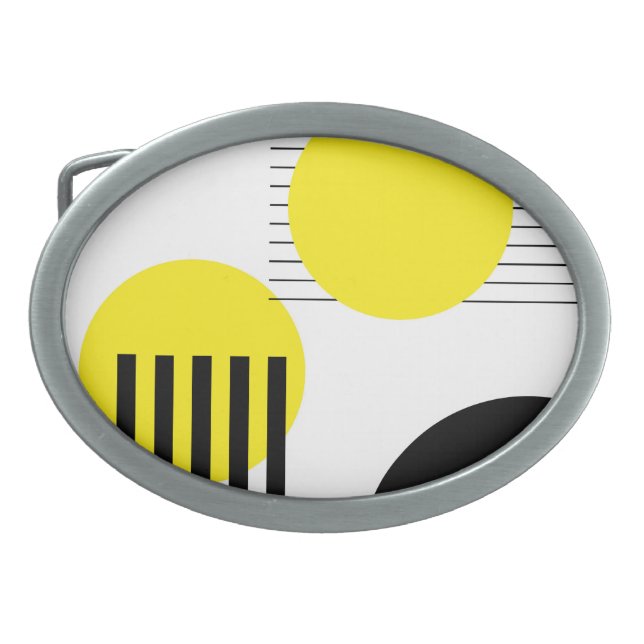 Abstract design belt buckle (Front)