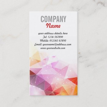 Abstract Design Business Card by Kjpargeter at Zazzle