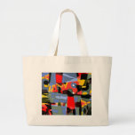 Abstract Design  By Albruno Large Tote Bag at Zazzle