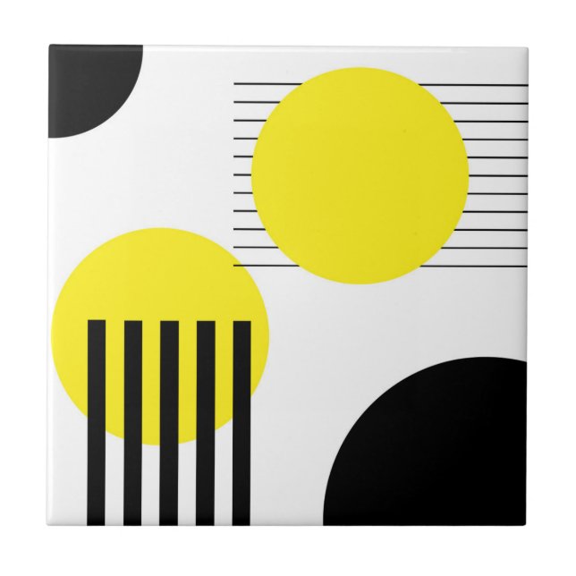Abstract design ceramic tile (Front)
