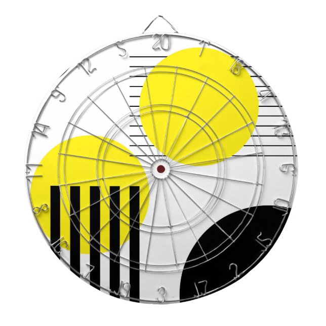 Abstract design dart board (Front)