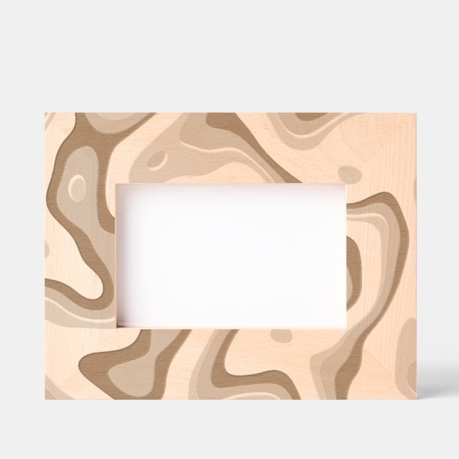 Abstract Design Etched Picture Frame (Front)