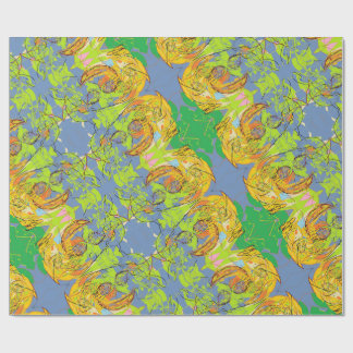 abstract design face wrapping paper