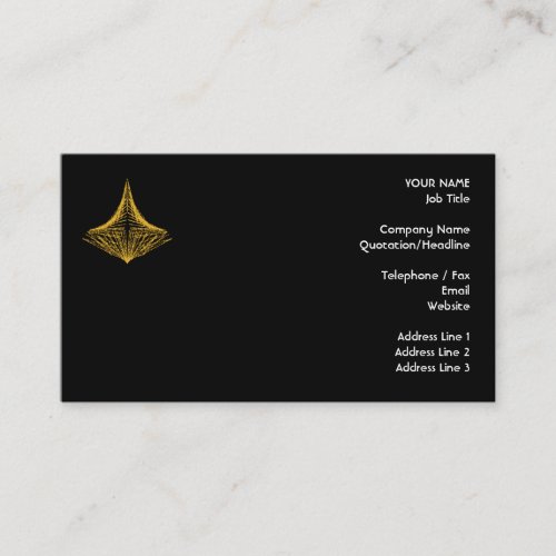 Abstract design, fiery amber and black. business card templates