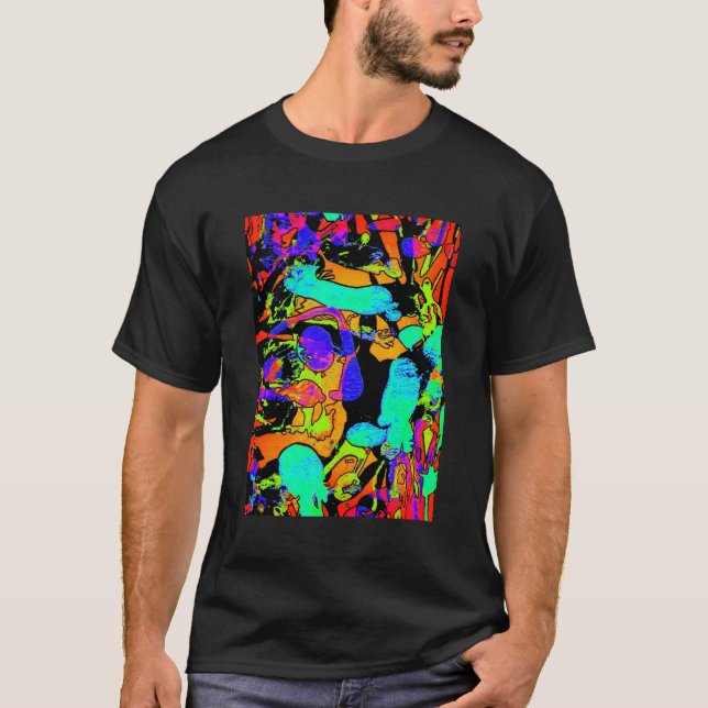 Abstract Design for use with black light effects!! T-Shirt (Front)