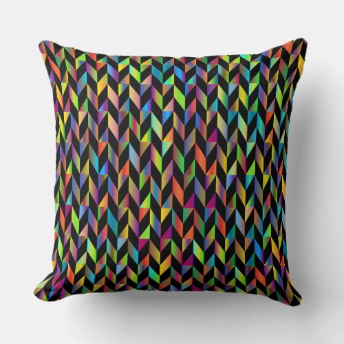 Abstract design geometric pattern  throw pillow