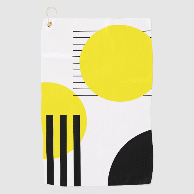 Abstract design golf towel (Front)
