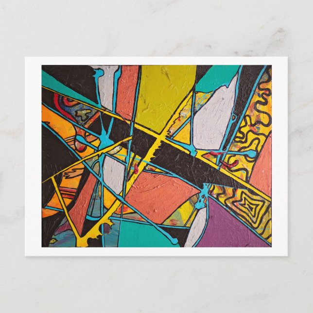 Abstract Design III Postcard (Front)