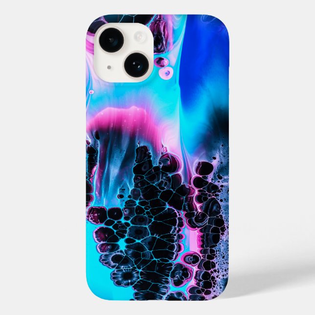 Abstract Design iPhone 14 Case (Back)