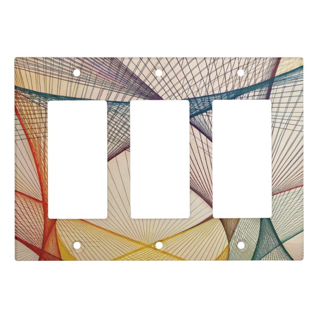 Abstract Design Light Switch Cover (Front)