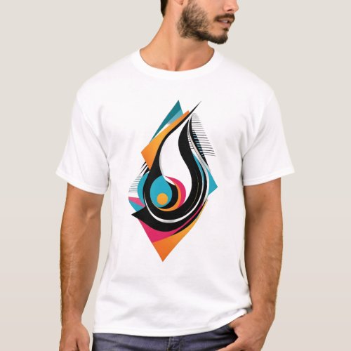 Abstract Design  Modern and Stylish T_Shirt
