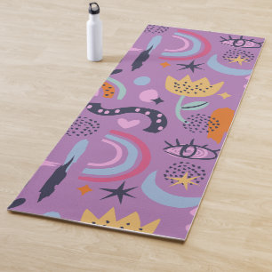 Abstract design -Modern geometric Yoga Mat
