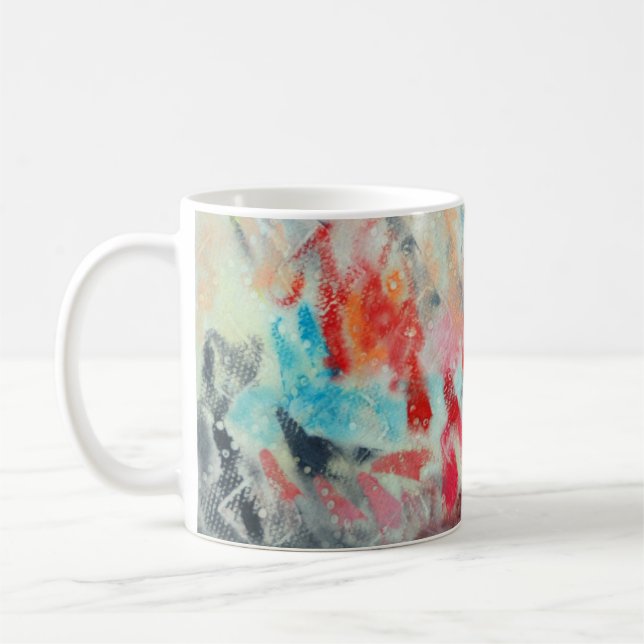 abstract design mug (Left)