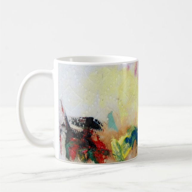 abstract design mug (Left)