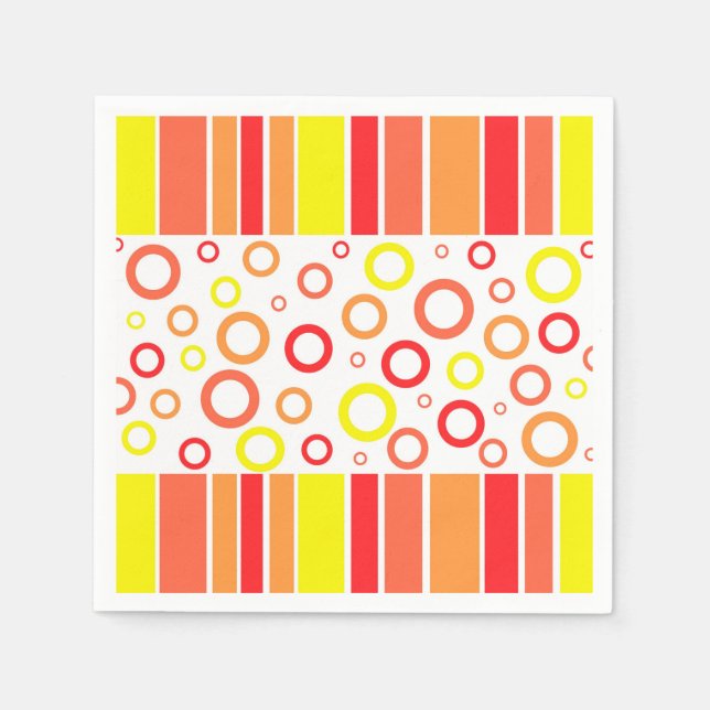 Abstract design napkins (Front)