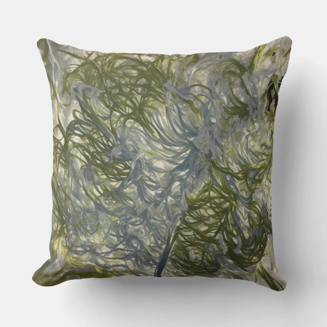 Abstract design , Pillow. Throw Pillow (Front)